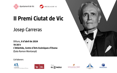 II Premi Ciutat de Vic (Josep Carreras).